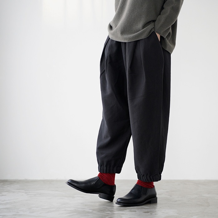 evam eva �������२���� brushed cotton cropped pants �֥�å���� ���åȥ� �����åץ� �ѥ�� E253T168 ��ǥ����� �ѥ��