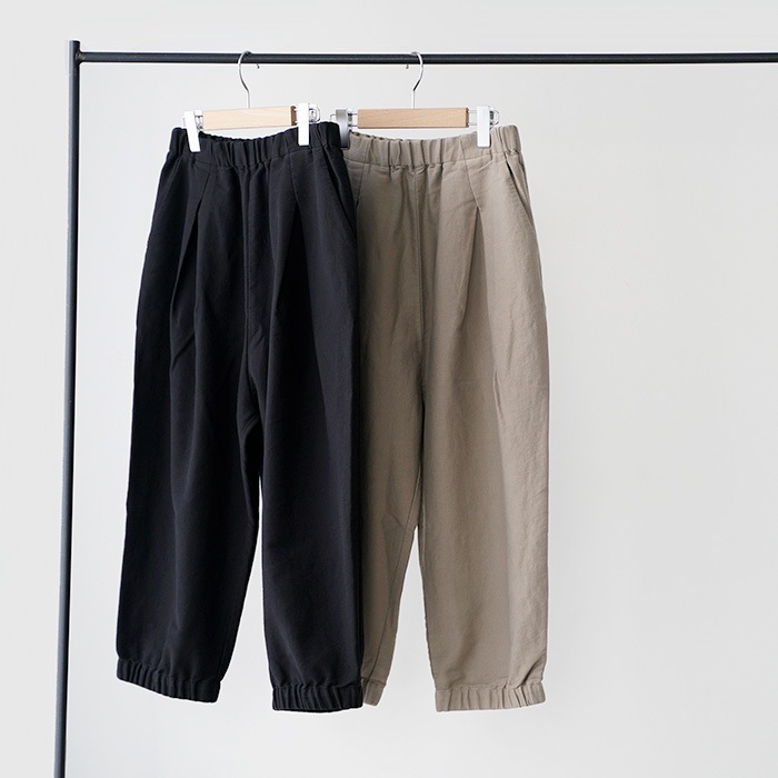 evam eva �������२���� brushed cotton cropped pants �֥�å���� ���åȥ� �����åץ� �ѥ�� E253T168 ��ǥ����� �ѥ��