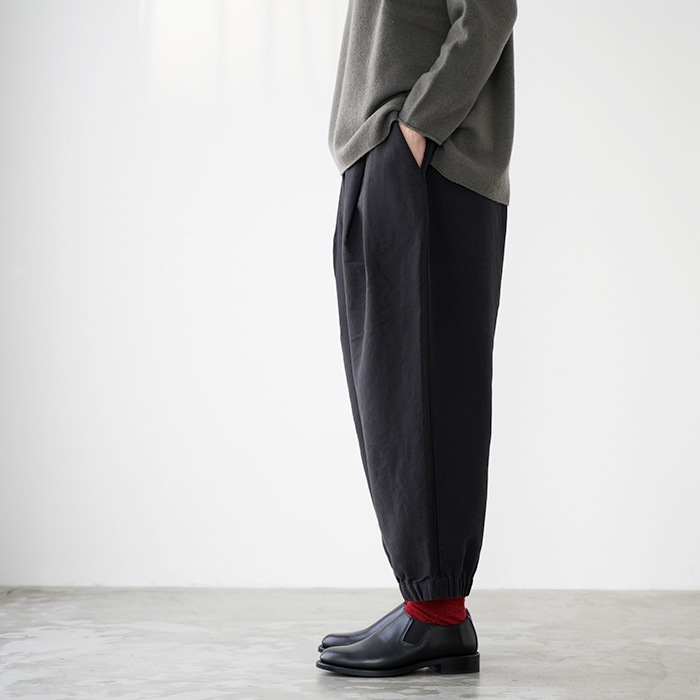 evam eva �������२���� brushed cotton cropped pants �֥�å���� ���åȥ� �����åץ� �ѥ�� E253T168 ��ǥ����� �ѥ��