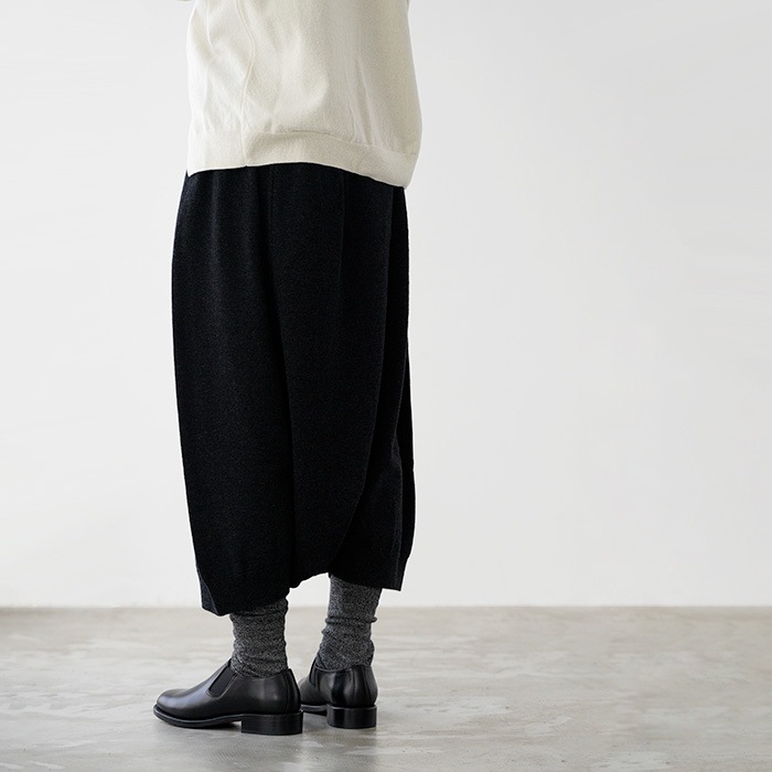 evam eva �������२���� wool sarrouel pants ������ ���륨�� �ѥ�� E253K204 ��ǥ����� �ܥȥॹ �ѥ��