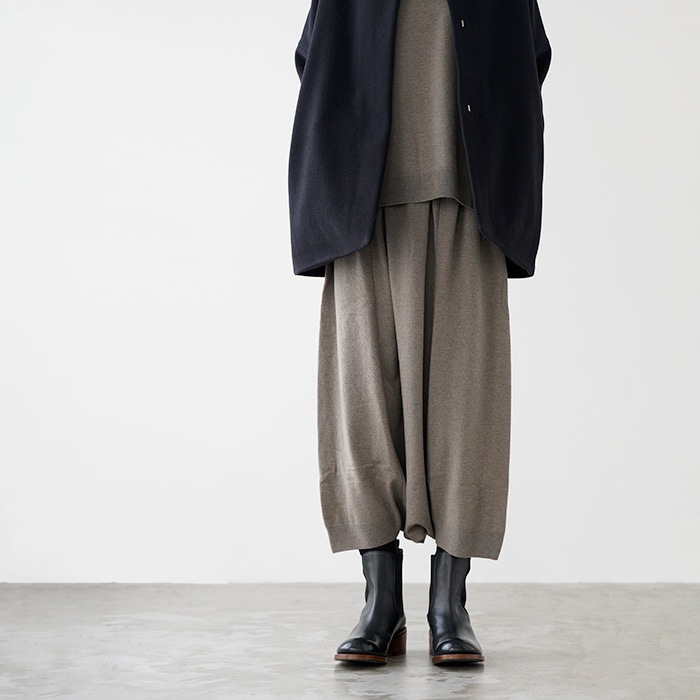 evam eva �������२���� wool sarrouel pants ������ ���륨�� �ѥ�� E253K204 ��ǥ����� �ܥȥॹ �ѥ��