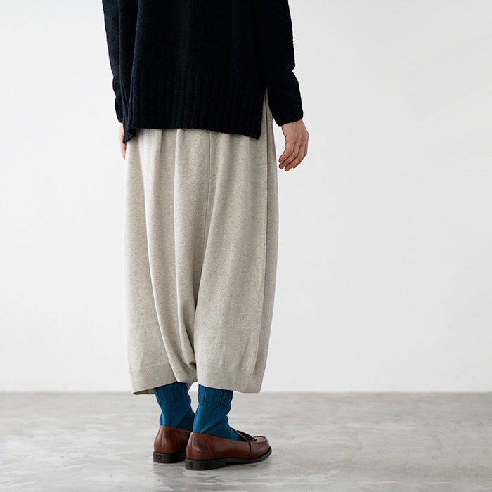 evam eva �������२���� wool sarrouel pants ������ ���륨�� �ѥ�� E253K204 ��ǥ����� �ܥȥॹ �ѥ��