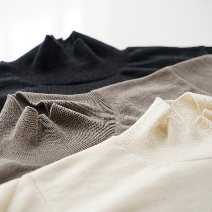 evam eva �������२���� wool turtleneck ������ �����ȥ�ͥå� E253K202 ��ǥ����� �˥å�