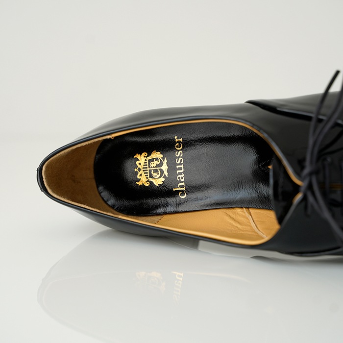 chausser ���祻 �졼�����åץѥ�ץ� C-2185 black enamel ��ǥ����� ��