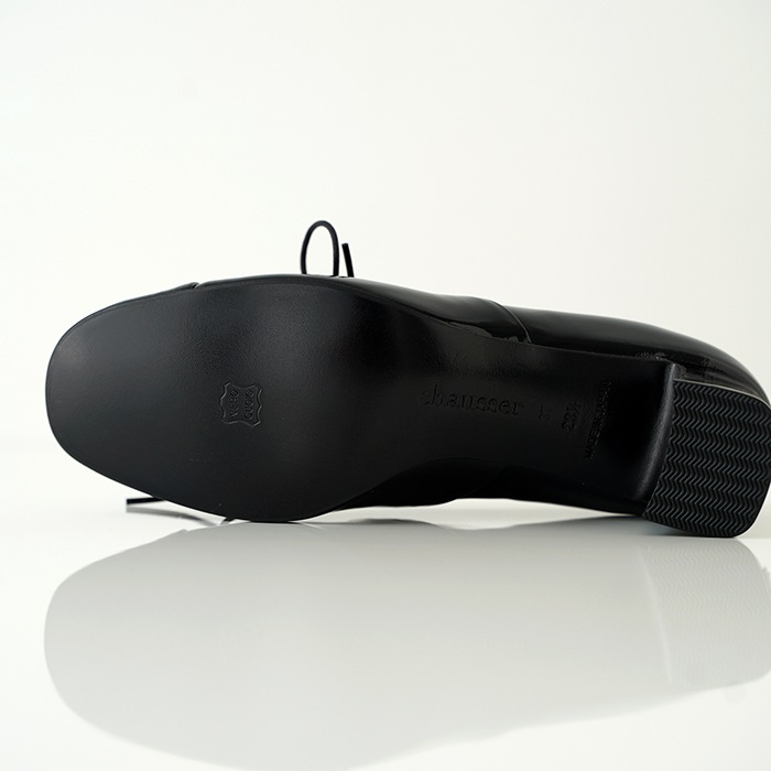 chausser ���祻 �졼�����åץѥ�ץ� C-2185 black enamel ��ǥ����� ��