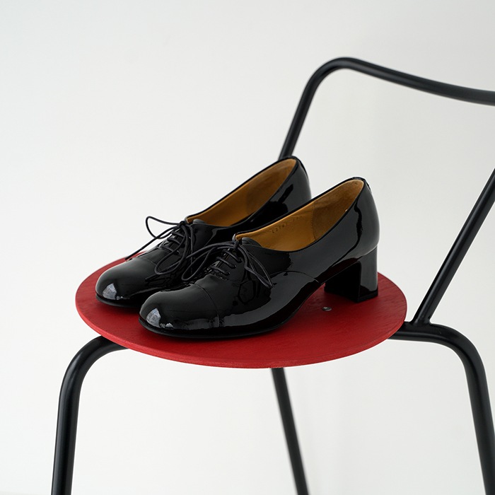chausser ���祻 �졼�����åץѥ�ץ� C-2185 black enamel ��ǥ����� ��