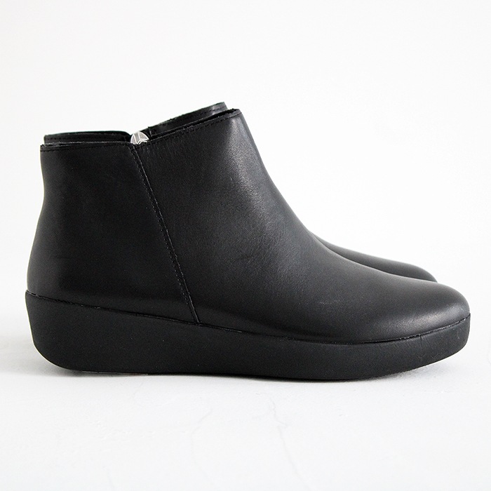 fitflop（フィットフロップ）ブーツ fitflop フィットフロップ SUMI LEATHER ANKLE BOOTS スミ レザー