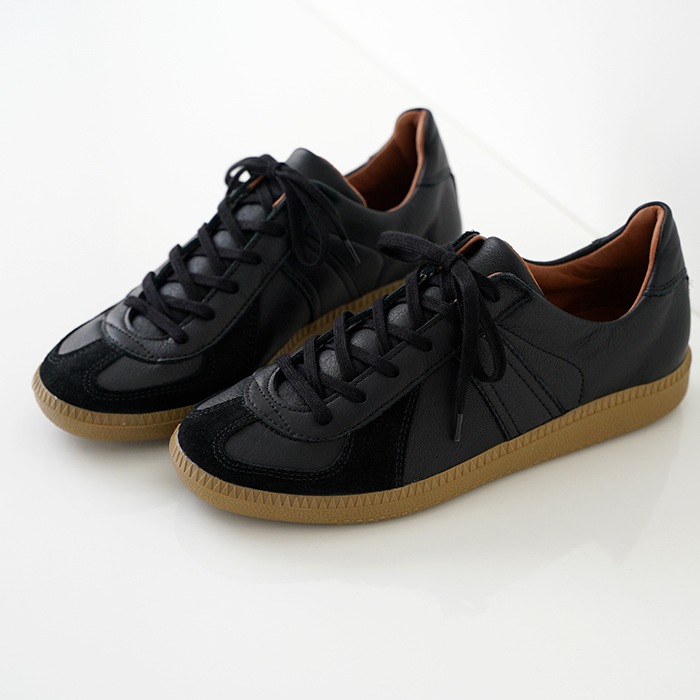 REPRODUCTION OF FOUND ��ץ���������󥪥֥ե������ GERMAN MILITARY TRAINER ���㡼�ޥ�ȥ졼�ʡ� No.1700L black ���ˡ����� ��ǥ����� ���