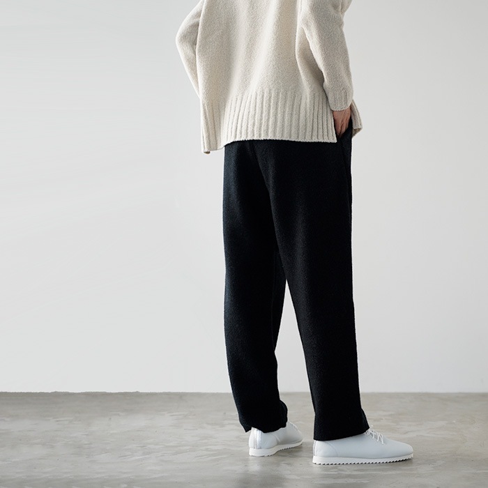 evam eva २ ץ쥹 ѥ press wool pants E253K094 ǥ ѥ ̥