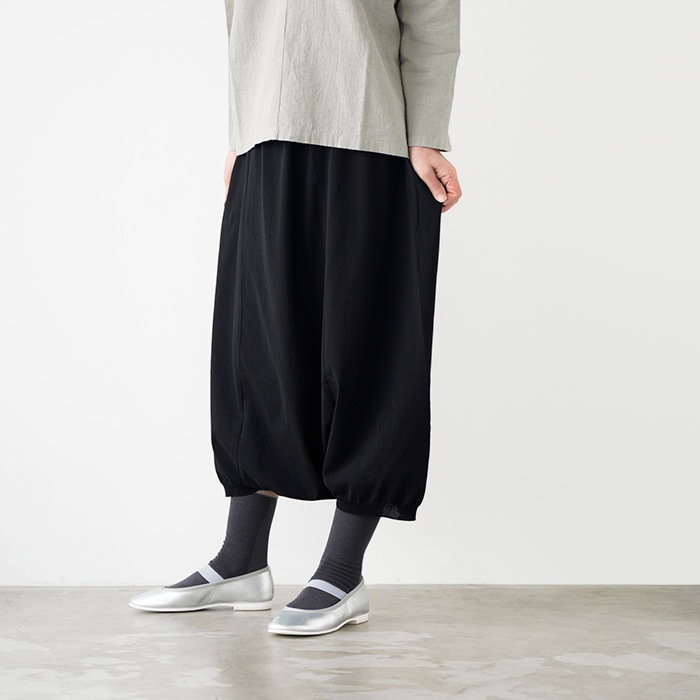 evam eva �������२���� cotton sarrouel pants ���åȥ� ���륨�� �ѥ�� E261K097 ��ǥ�����  �ܥȥॹ  �ѥ��