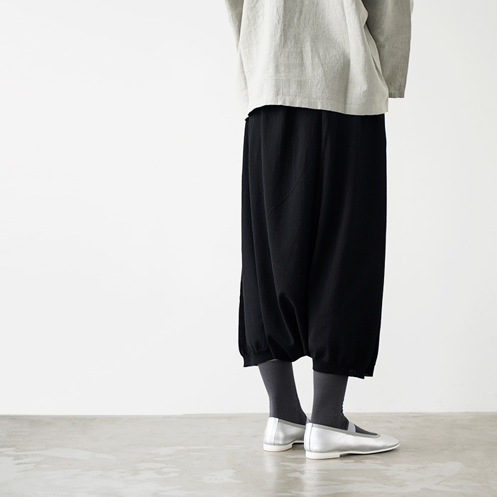 evam eva �������२���� cotton sarrouel pants ���åȥ� ���륨�� �ѥ�� E261K097 ��ǥ�����  �ܥȥॹ  �ѥ��