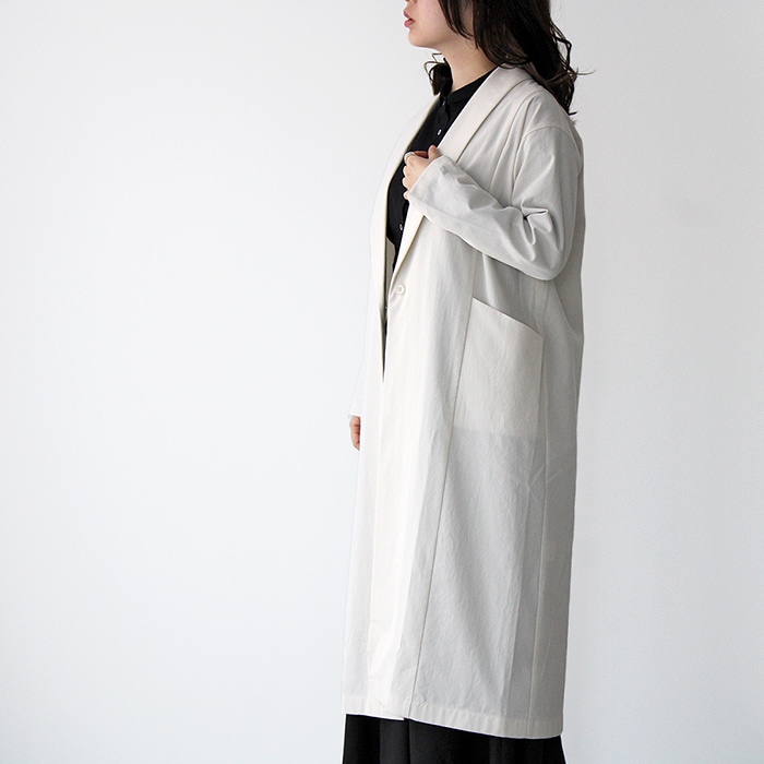 evam eva エヴァムエヴァ shawl collar coat ショールカラー コート