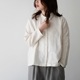 evam eva �������२���� water linen shirt ������������ͥ� ����� E251T098 ��ǥ����� �ȥåץ�