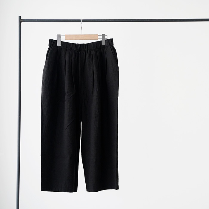 evam eva �������२���� water linen tuck pants ������������ͥ� ���å��ѥ�� E261T107 ��ǥ����� �ѥ��