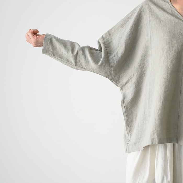 evam eva �������२���� water linen v neck pullover ������������ͥ� V�ͥå� �ץ륪���С� E261T105 ����� ��ǥ�����