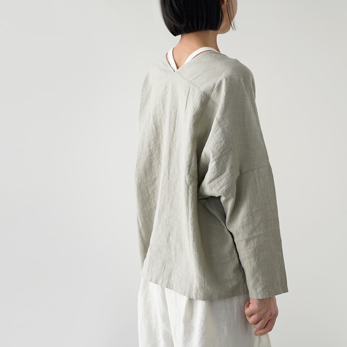 evam eva �������२���� water linen v neck pullover ������������ͥ� V�ͥå� �ץ륪���С� E261T105 ����� ��ǥ�����