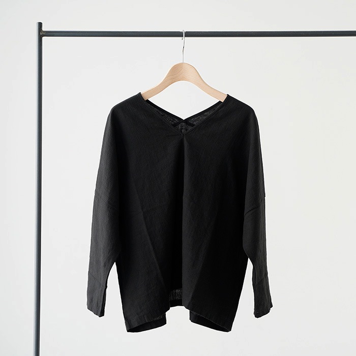 evam eva �������२���� water linen v neck pullover ������������ͥ� V�ͥå� �ץ륪���С� E261T105 ����� ��ǥ�����