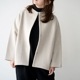 evam eva २ ץ쥹 硼  press wool short coat E243K092 ǥ
