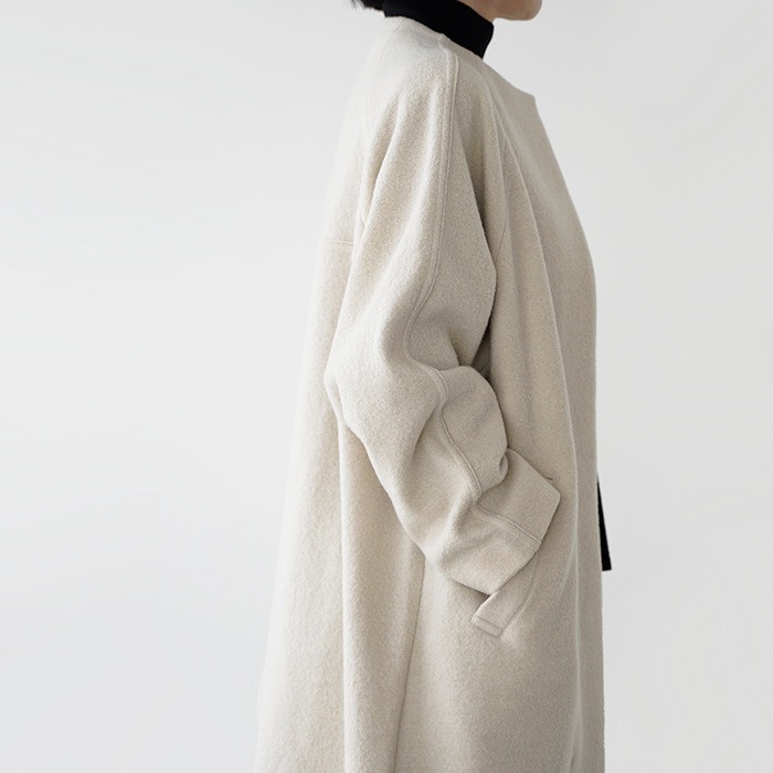 evam eva २ 󥰥 press wool raglan coat ץ쥹 饰  E253K091 ǥ