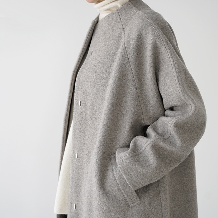 evam eva २ 󥰥 press wool raglan coat ץ쥹 饰  E253K091 ǥ