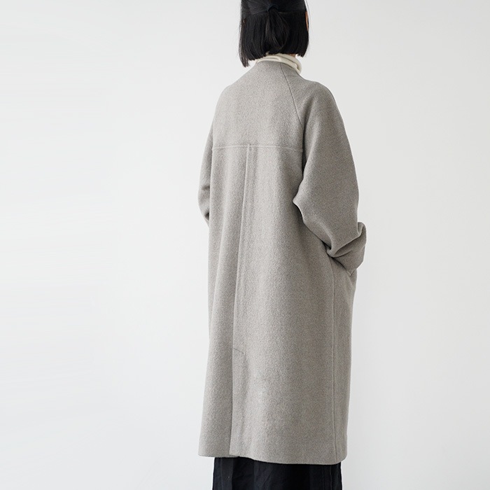 evam eva २ 󥰥 press wool raglan coat ץ쥹 饰  E253K091 ǥ