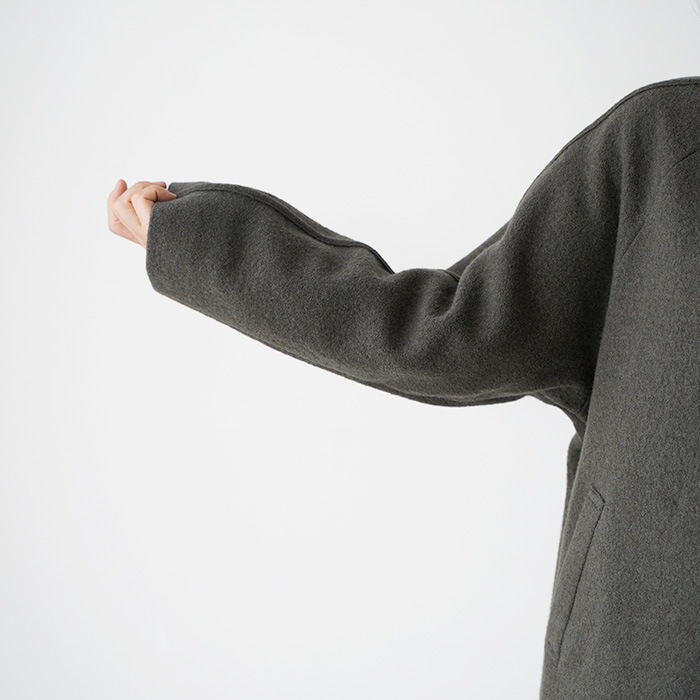 evam eva २ 󥰥 press wool raglan coat ץ쥹 饰  E253K091 ǥ