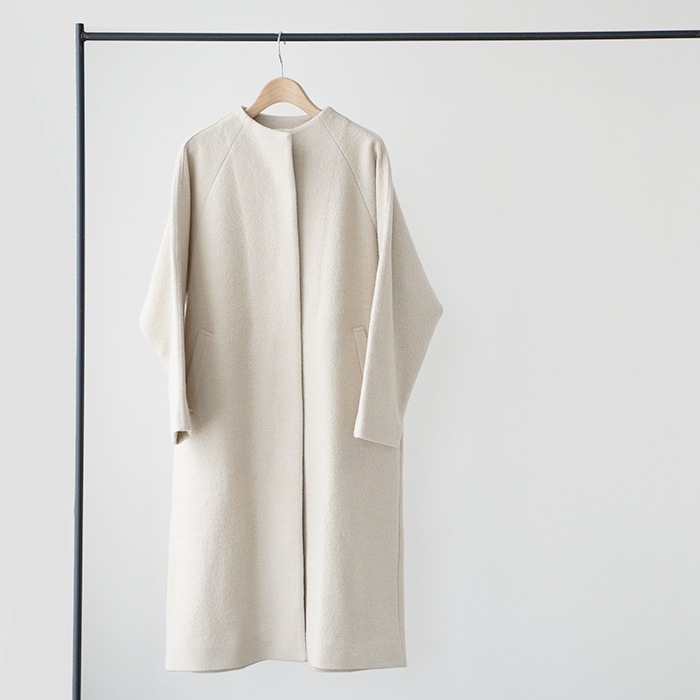 evam eva २ 󥰥 press wool raglan coat ץ쥹 饰  E253K091 ǥ