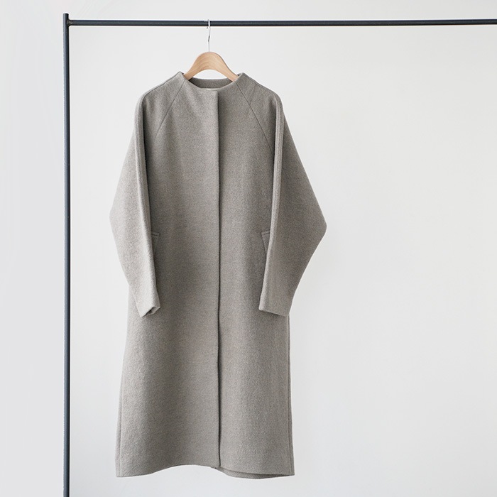 evam eva २ 󥰥 press wool raglan coat ץ쥹 饰  E253K091 ǥ