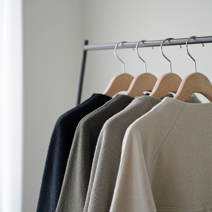 evam eva २ 󥰥 press wool raglan coat ץ쥹 饰  E253K091 ǥ