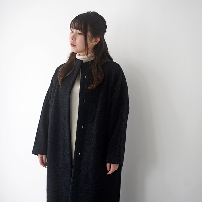 evam eva २ 󥰥 press wool raglan coat ץ쥹 饰  E253K091 ǥ