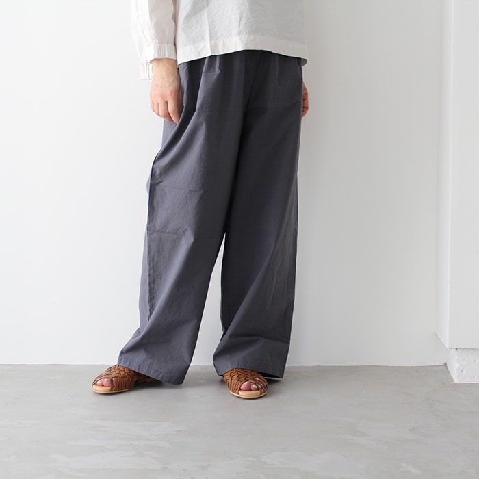 evam evaのパンツ evam eva エヴァムエヴァ cotton wide pants コットンワイドパンツ