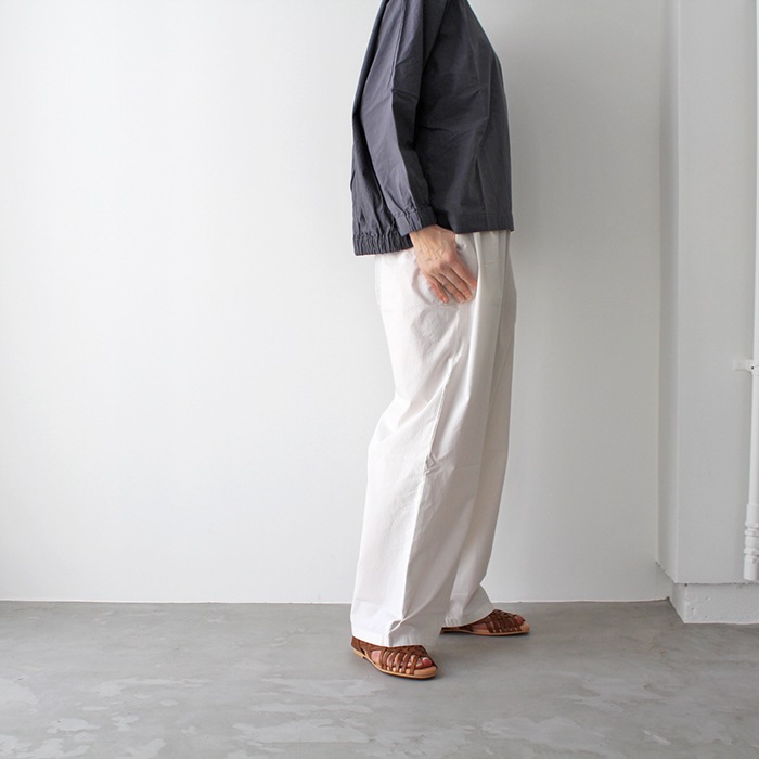 evam eva エヴァムエヴァ cotton wide pants コットンワイドパンツ