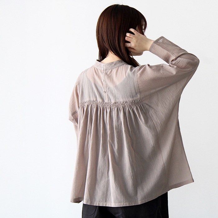 �������२���� �ץ륪���С� evam eva ���㡼��� �ץ륪���С� shirring pullover E231T095 ��ǥ�����