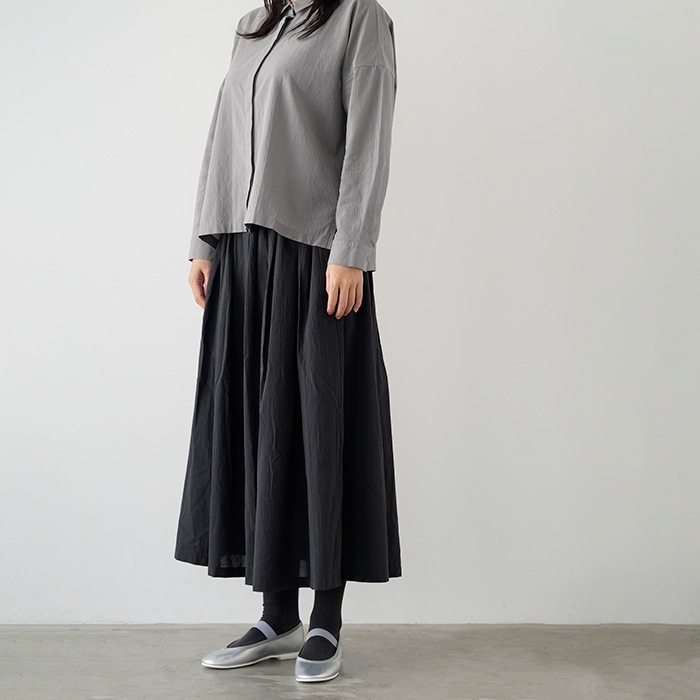�������२���� �ȥåץ� evam eva cotton skirt ���åȥ� �������� E261T121 ��ǥ����� �ܥȥॹ