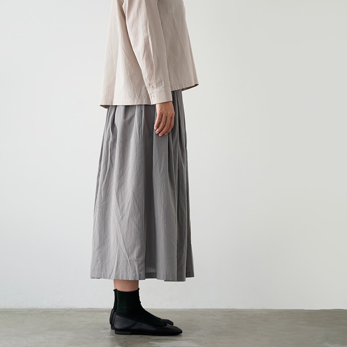 �������२���� �ȥåץ� evam eva cotton skirt ���åȥ� �������� E261T121 ��ǥ����� �ܥȥॹ