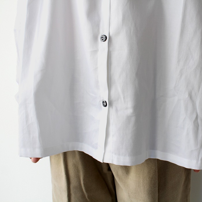 HONNETE オネット ロングスリーブ ギャザー シャツ リボン フリンジ Honnete オネット LONG SLV GATHER SHIRTS ロングスリーブ