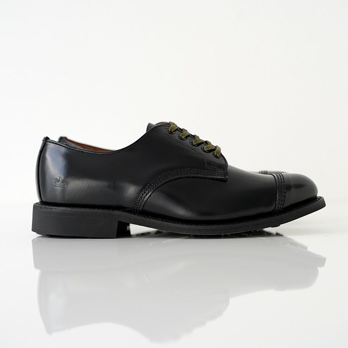 Sanders ��������� Military Derby Shoe  Black Polishing Leather 1830B �ߥ꥿�꡼�����ӡ����塼�� ��ǥ�����