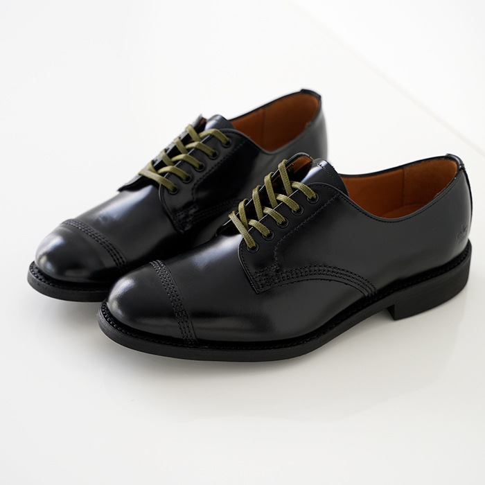 Sanders ��������� Military Derby Shoe  Black Polishing Leather 1830B �ߥ꥿�꡼�����ӡ����塼�� ��ǥ�����