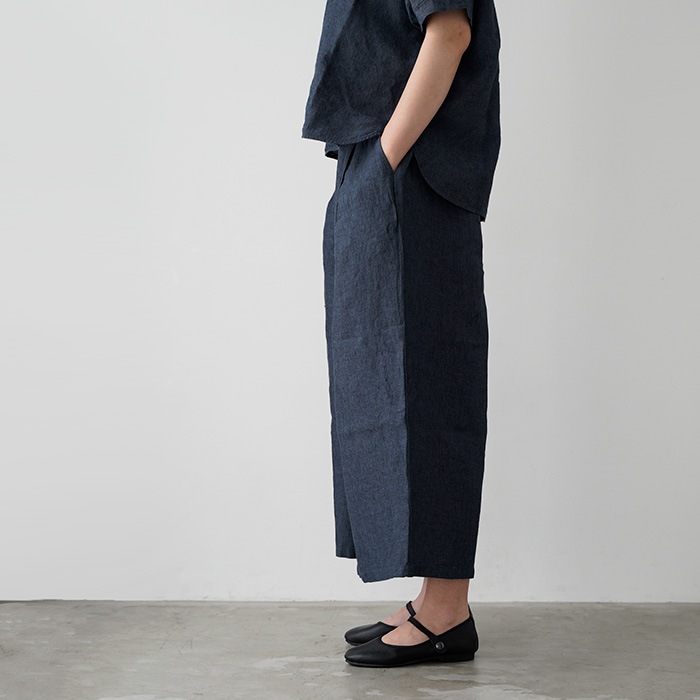 �������२���� evam eva ��ͥ� ������å� llinen culottes E261T177 �ѥ�� ��ǥ�����