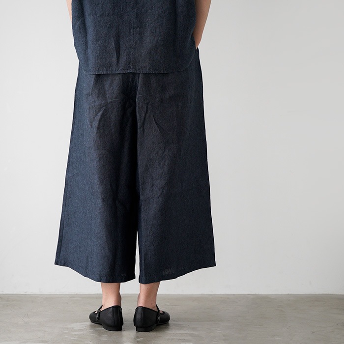 �������२���� evam eva ��ͥ� ������å� llinen culottes E261T177 �ѥ�� ��ǥ�����
