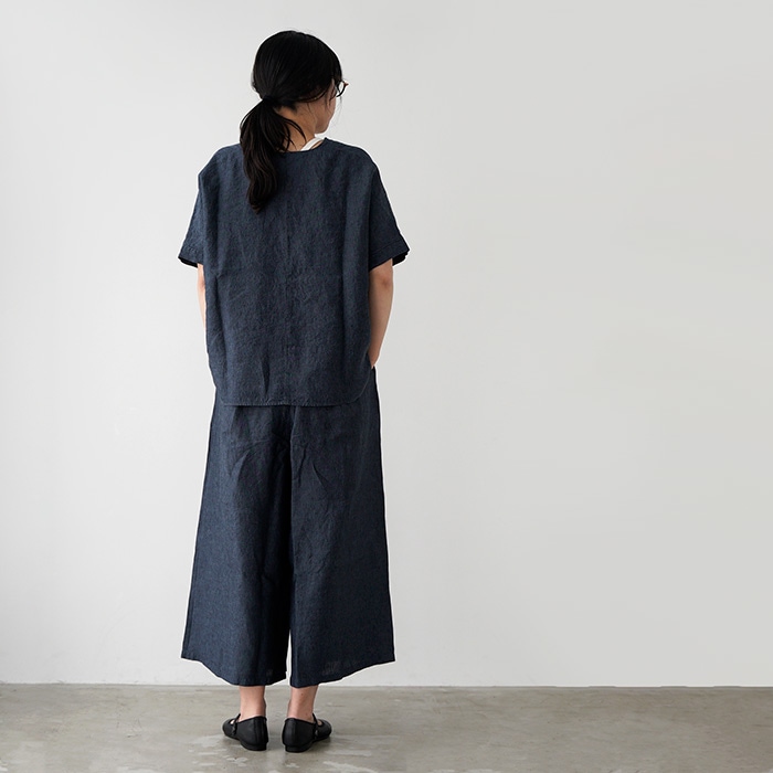 �������२���� evam eva ��ͥ� ������å� llinen culottes E261T177 �ѥ�� ��ǥ�����