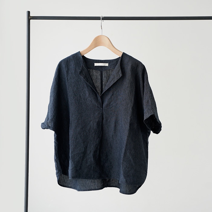 �������२���� �ȥåץ� evam eva linen tuck pullover ��ͥ� ���å� �ץ륪���С� E261T175  �ȥåץ� �����