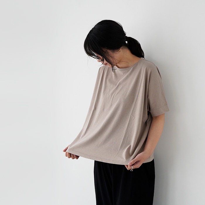 evam eva �������२����  cut&sew wide pullover ���åȥ��� �磻�� �ץ륪���С� E261C169  �ȥåץ� T�����
