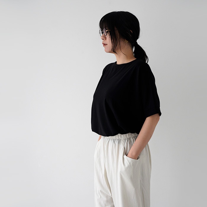 evam eva �������२����  cut&sew wide pullover ���åȥ��� �磻�� �ץ륪���С� E261C169  �ȥåץ� T�����
