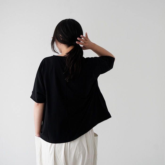 evam eva �������२����  cut&sew wide pullover ���åȥ��� �磻�� �ץ륪���С� E261C169  �ȥåץ� T�����