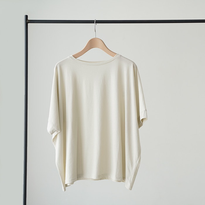 evam eva �������२����  cut&sew wide pullover ���åȥ��� �磻�� �ץ륪���С� E261C169  �ȥåץ� T�����