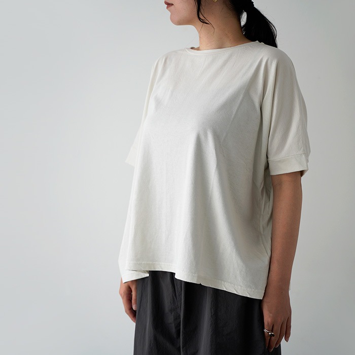 evam eva �������२����  cut&sew wide pullover ���åȥ��� �磻�� �ץ륪���С� E261C169  �ȥåץ� T�����