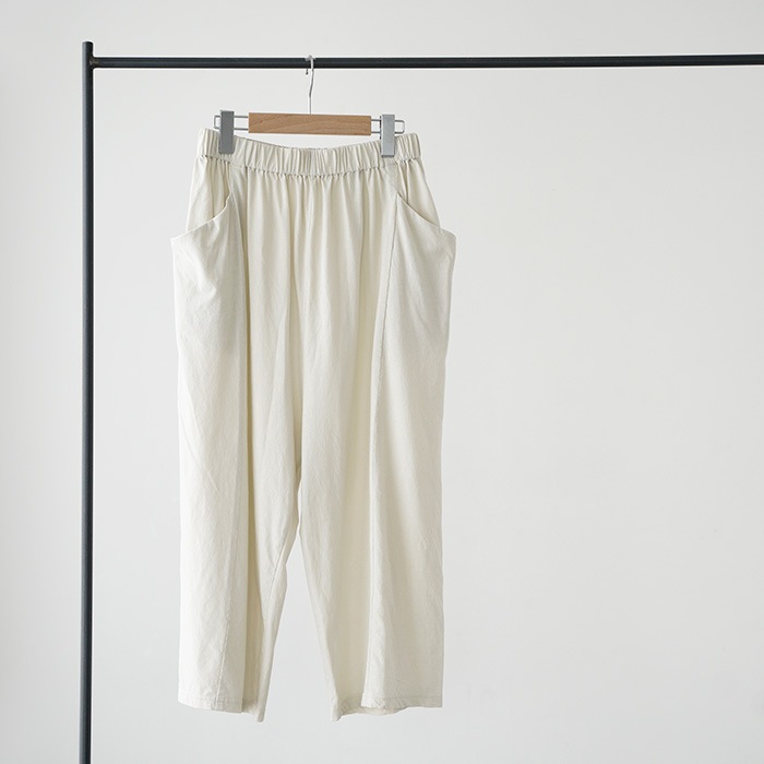 evam eva �������२����  cut&sew cropped pants ���åȥ��� �����åץɥѥ�� E261C170  �ܥȥॹ �ѥ��