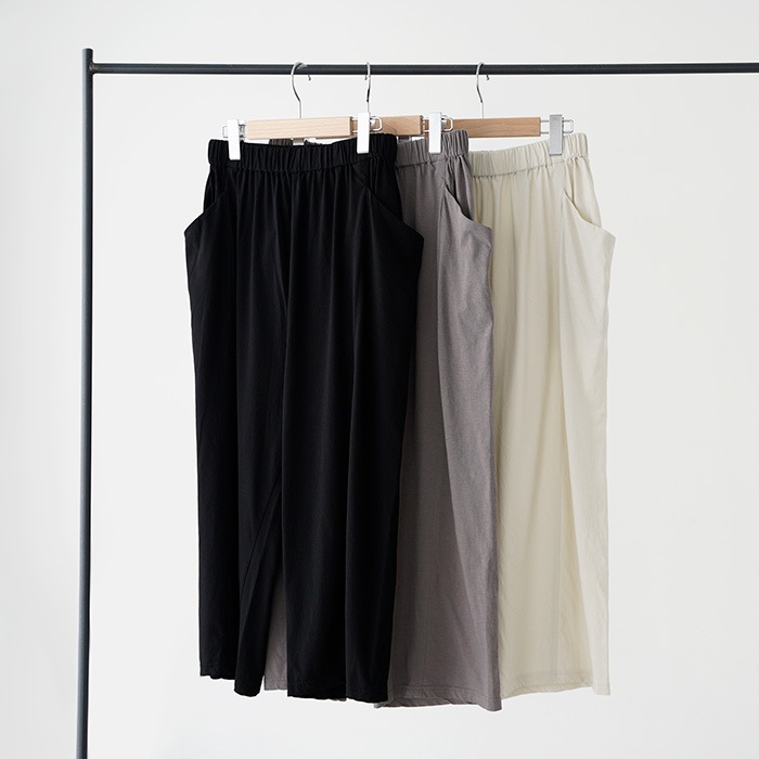 evam eva �������२����  cut&sew cropped pants ���åȥ��� �����åץɥѥ�� E261C170  �ܥȥॹ �ѥ��