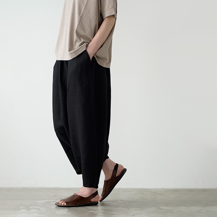 �������२���� �ѥ�� evam eva linen sarrouel pants ��ͥ� ���륨�� �ѥ�� E261T233 ��ǥ�����  �ܥȥॹ